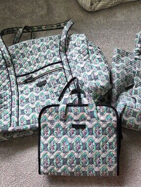 Vera Bradley Paisley Stripes 3 Piece Set